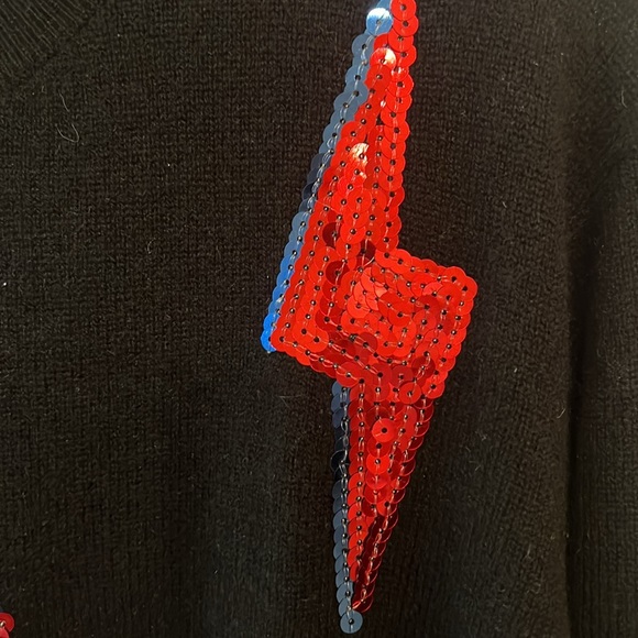 Autumn Cashmere sequin lightening bolt sweater - Picture 3 of 6